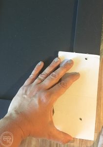 Easy way to install new hardware on cabinet doors without fancy tools or gadgets.