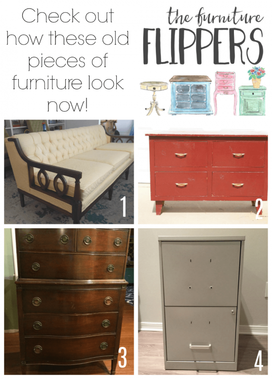 These old, discarded pieces of furniture have a whole new look now.