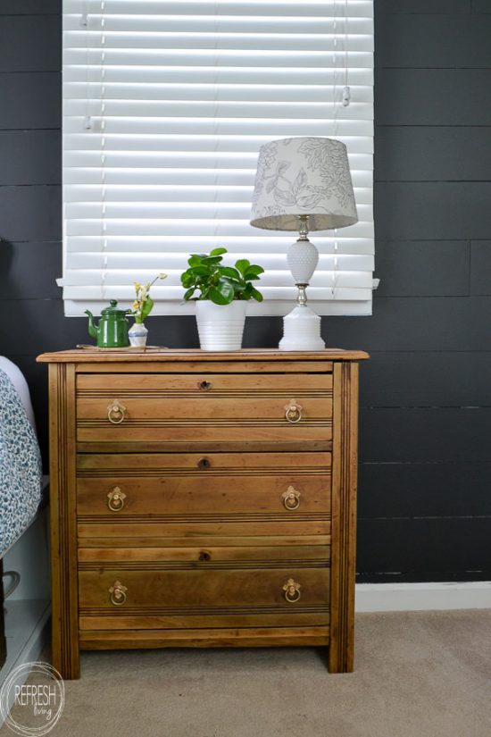 Would you believe someone was throwing this antique dresser away? I couldn't let that happen! Follow these steps to remove old finish and paint and restore the original, natural wood finish on furniture.