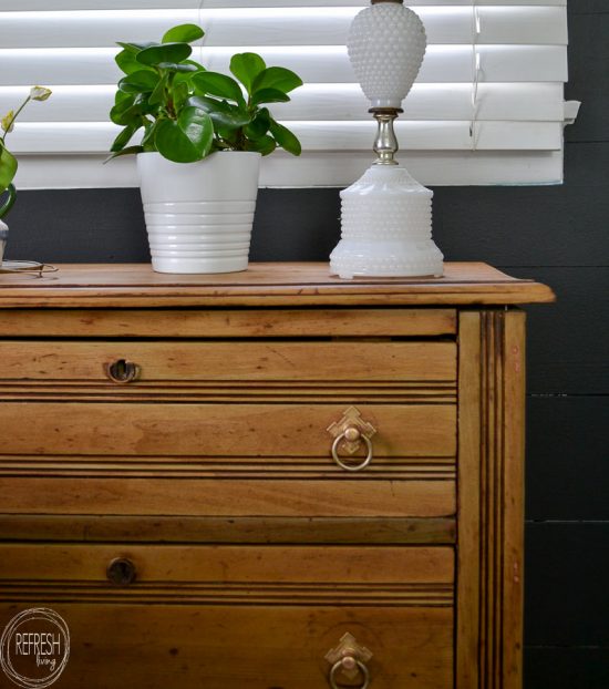 Would you believe someone was throwing this antique dresser away? I couldn't let that happen! Follow these steps to remove old finish and paint and restore the original, natural wood finish on furniture.