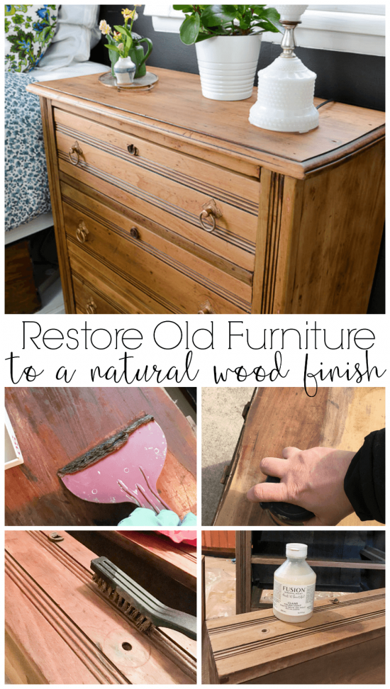 How To Bring A Piece Of Furniture Back To A Natural Wood Finish