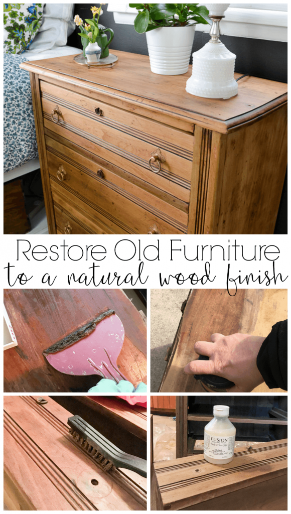 How to Bring a Piece of Furniture Back to a Natural Wood Finish