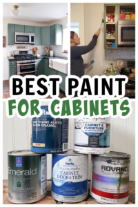 comparison of different brands of paint for painting kitchen cabinets
