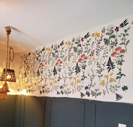 How to Stencil a Wall without Bleed Through • Refresh Living
