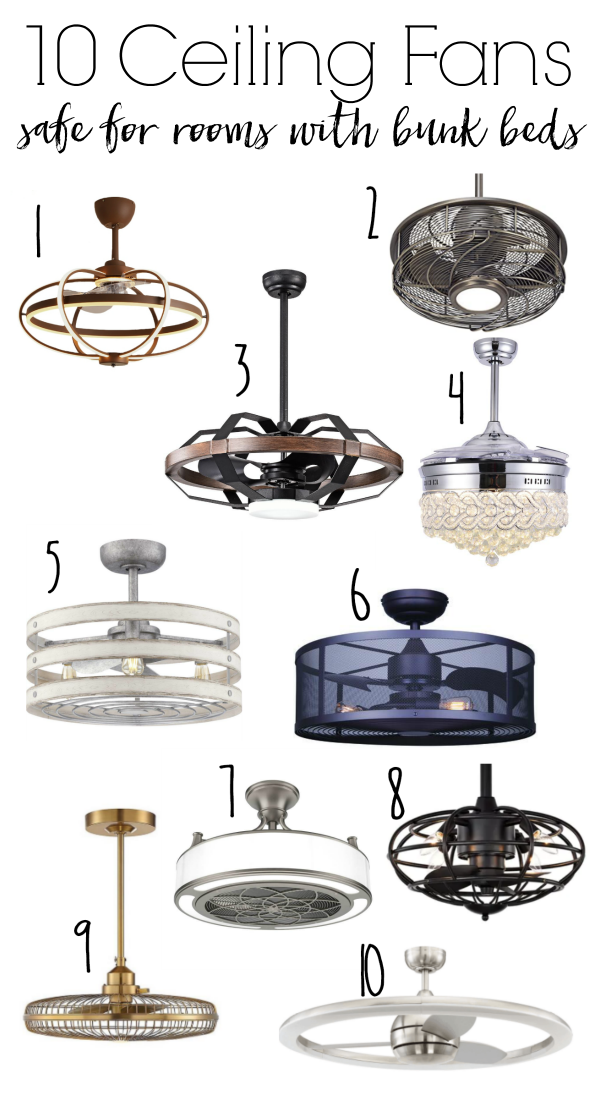 Best Ceiling Fans for Rooms with Bunk Beds • Refresh Living