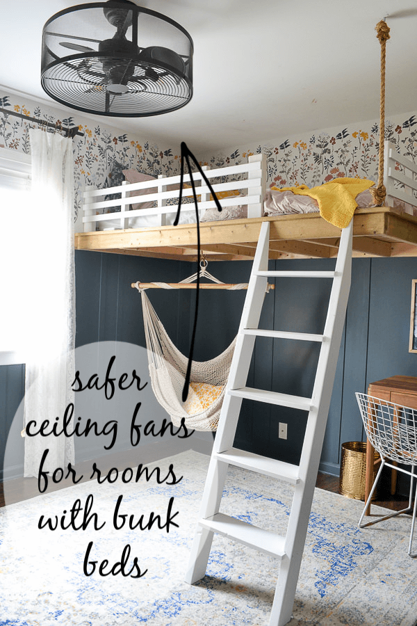 best ceiling  fans  for rooms with bunk beds  safe option 