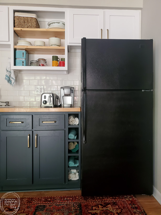 How to Paint a Refrigerator Refresh Living