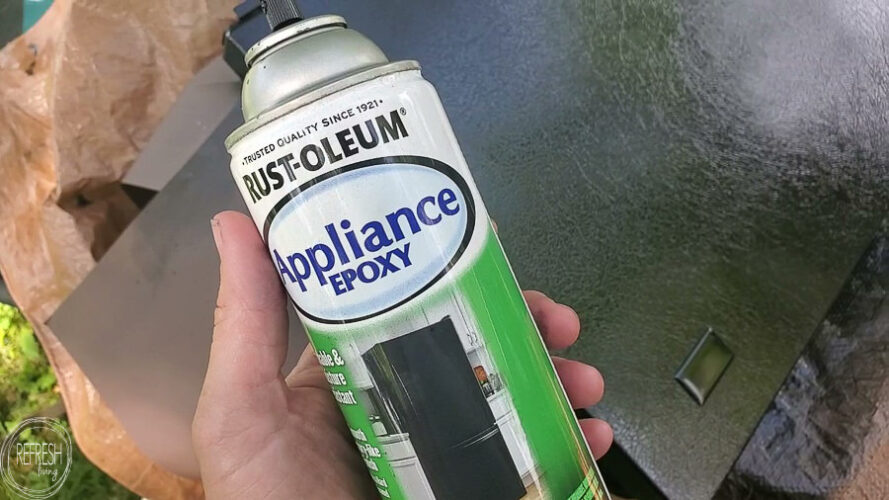 How to Paint a Refrigerator • Refresh Living