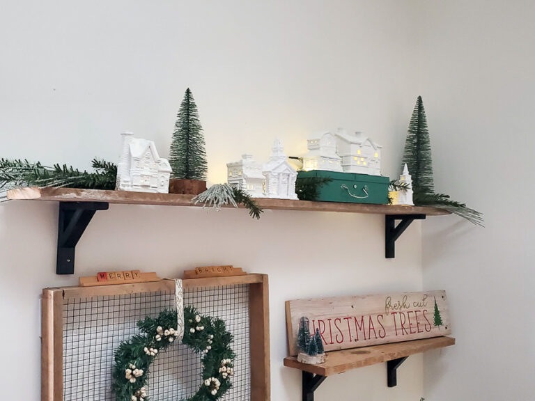DIY Christmas Village – Easy Thrift Store Upcycle