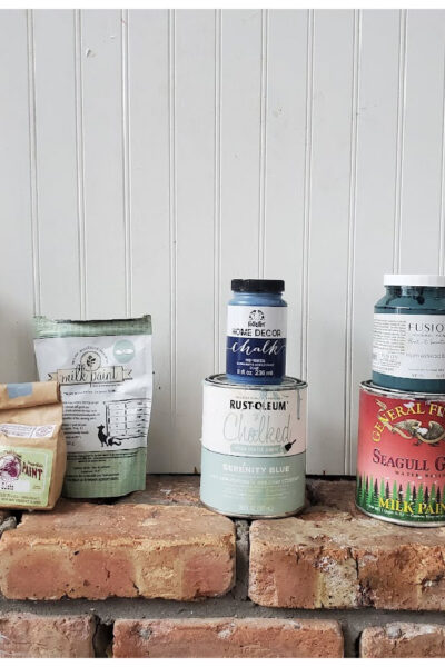 five different types of paint that can be used on furniture
