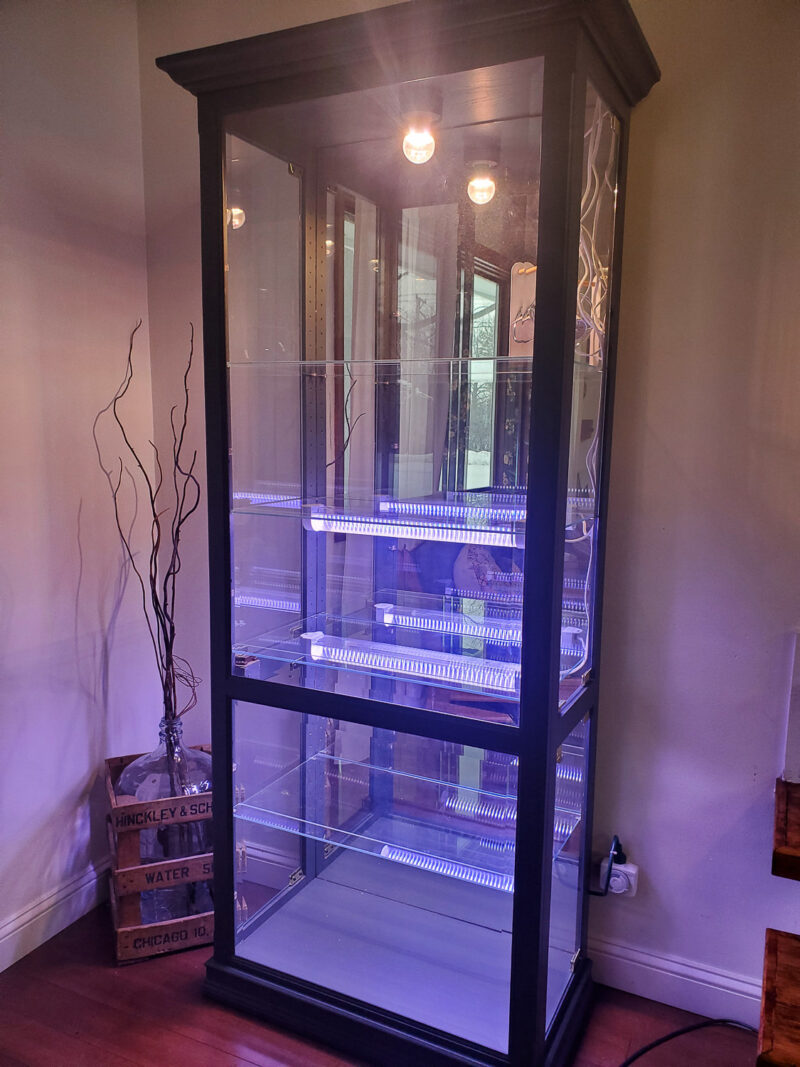 Upcycle An Old Display Cabinet Into An Indoor Greenhouse Cabinet 6 Refresh Living 3534