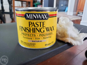 minwax paste finishing wax for furniture as a topcoat