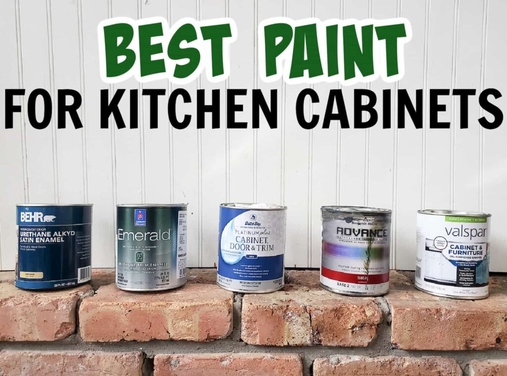pros and cons to different kitchen cabinet paint brands including the best paint for cabinets