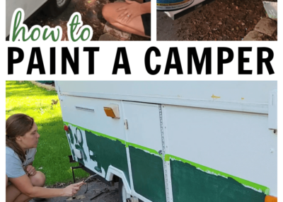 steps for painting the exterior of a camper