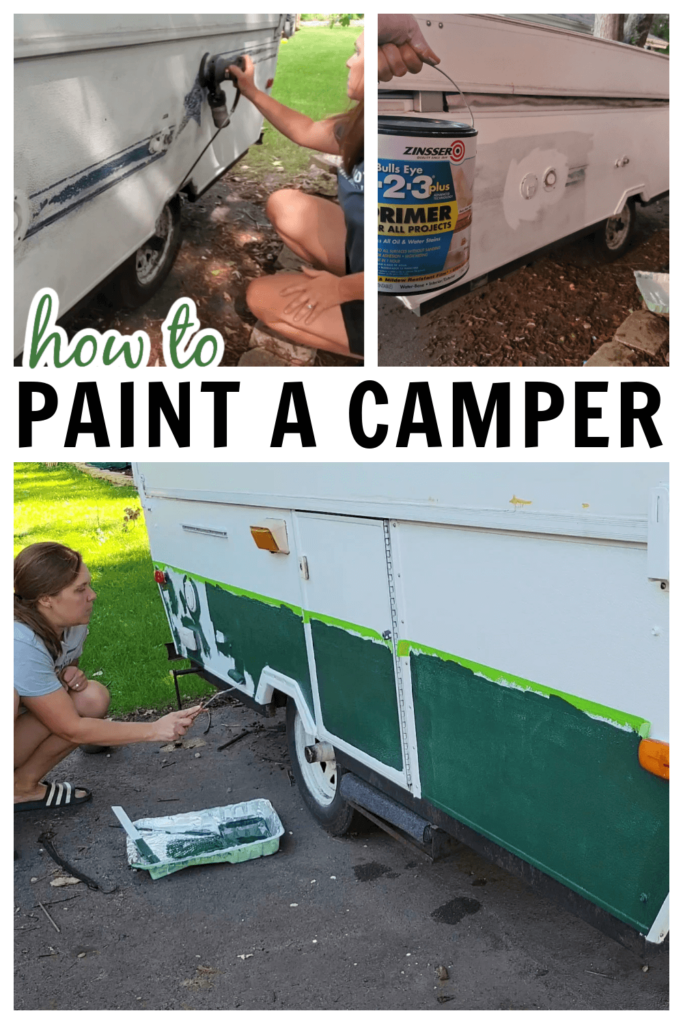 steps for painting the exterior of a camper