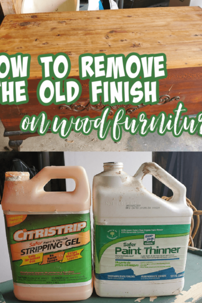 how to strip wood furniture to remove the old finish from wood furniture