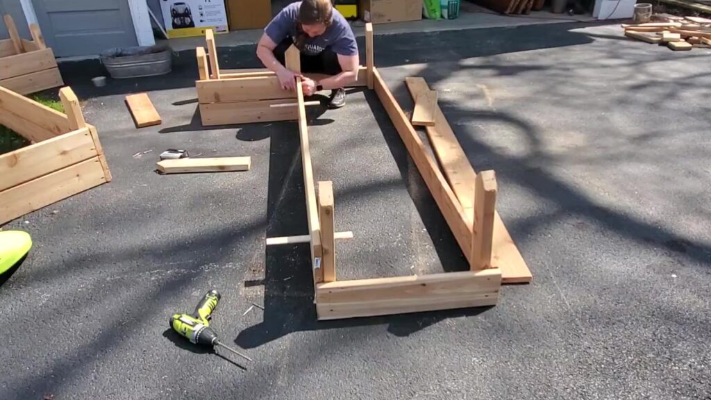how to build garden bed planter boxes