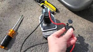 connect a ryobi battery to Power Wheels