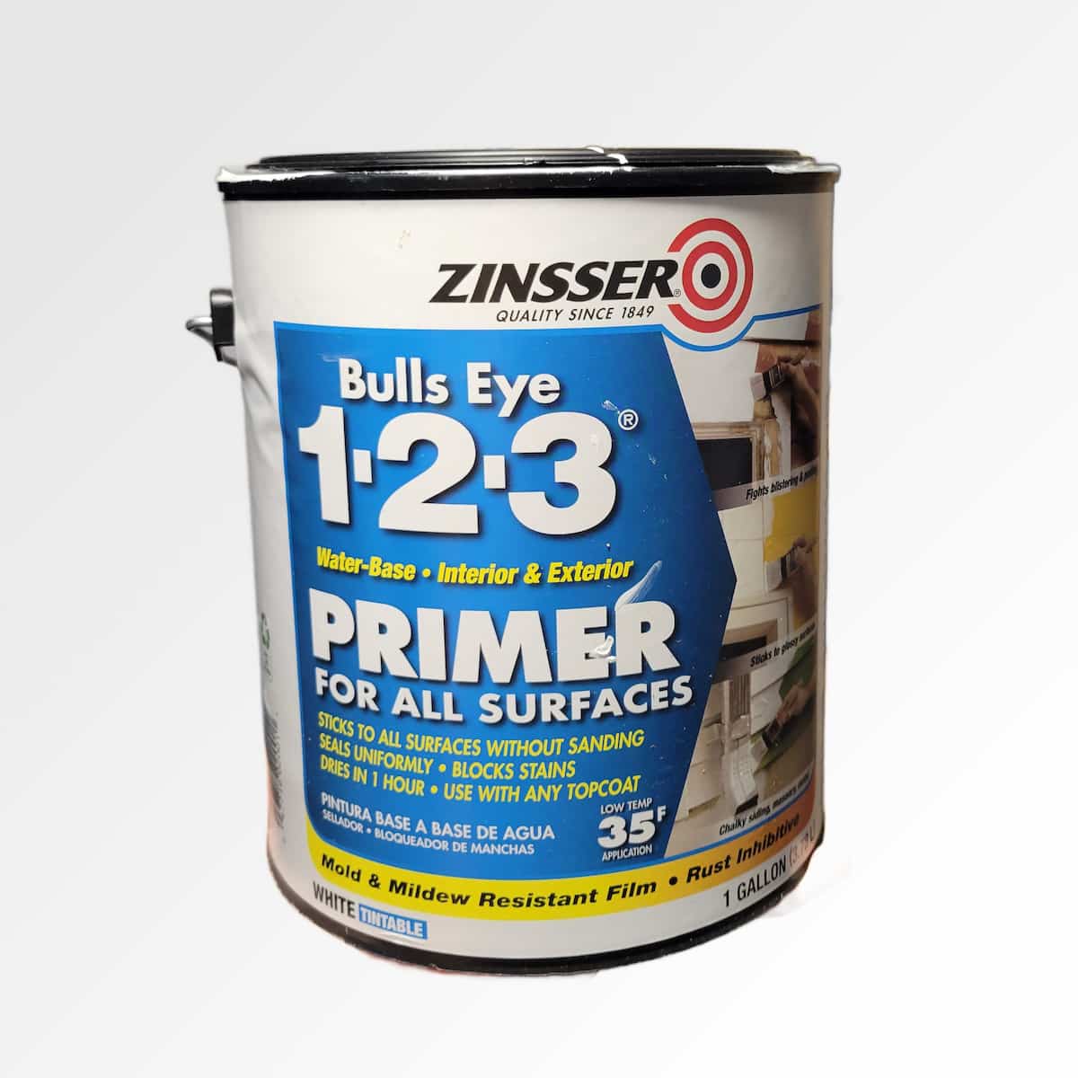 zinsser bulls eye 123 primer use for cabinets