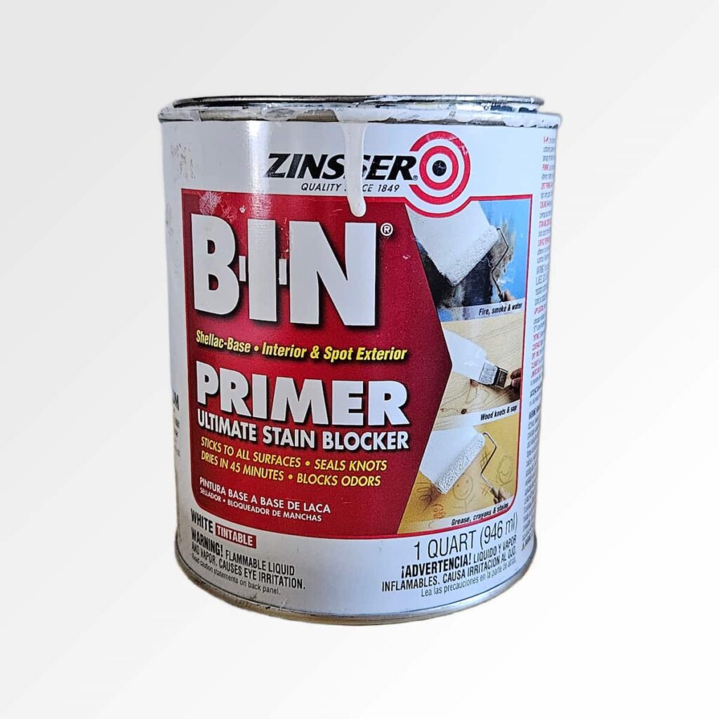 zinsser shellac primer for cabinets