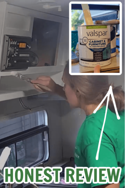 Valspar Cabinet And Furniture Paint Review Refresh Living   Valspar Cabinet And Furniture Paint Review 1 400x600 