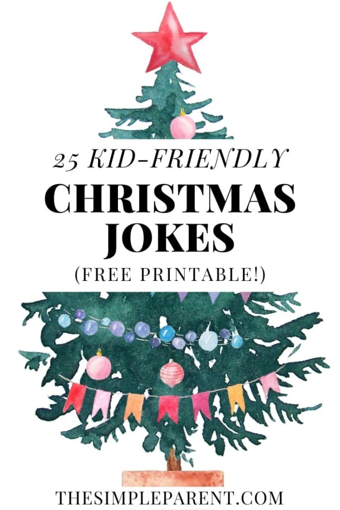free holiday joke printable to use to fill advent calendars