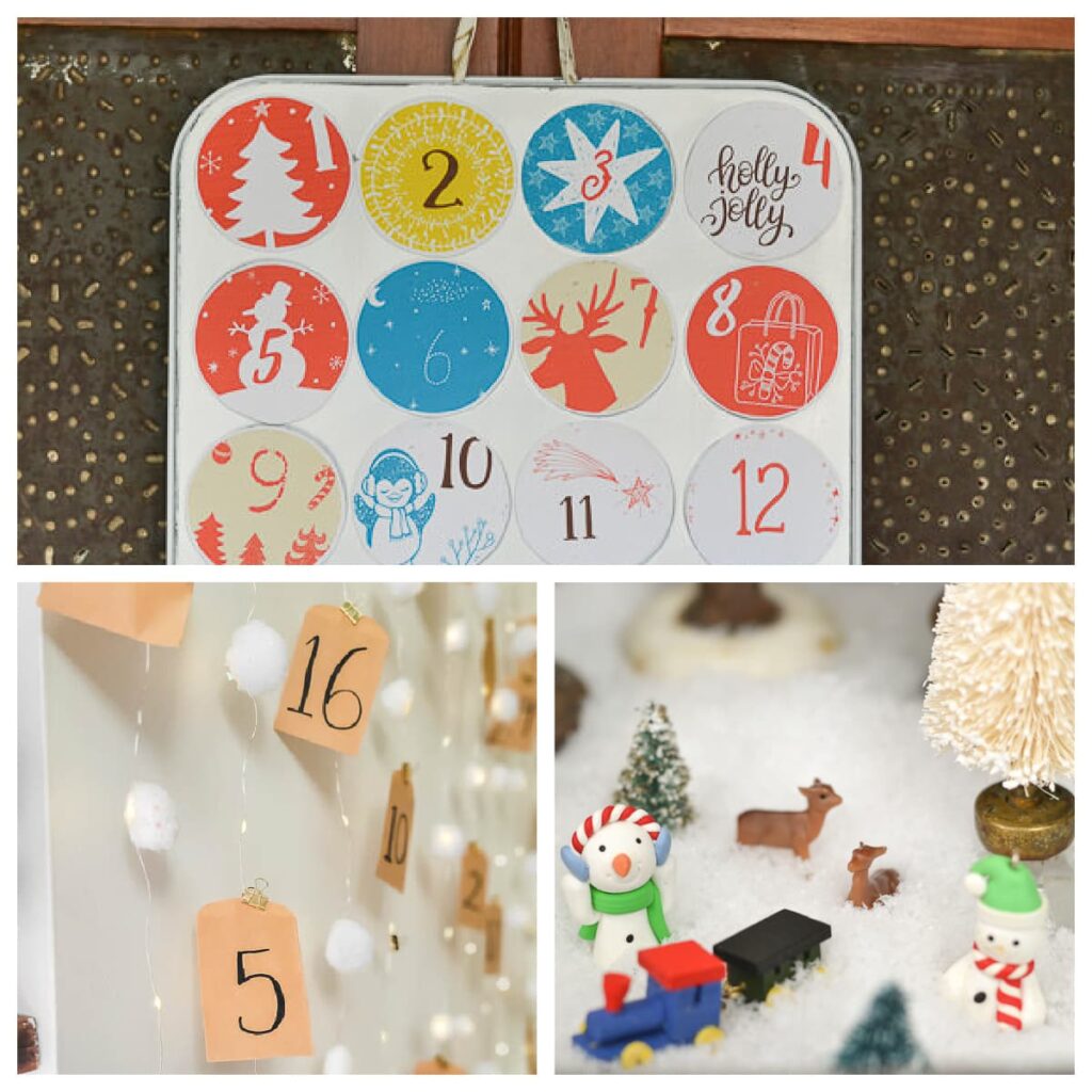 advent calendar filler ideas for kids and teens collage