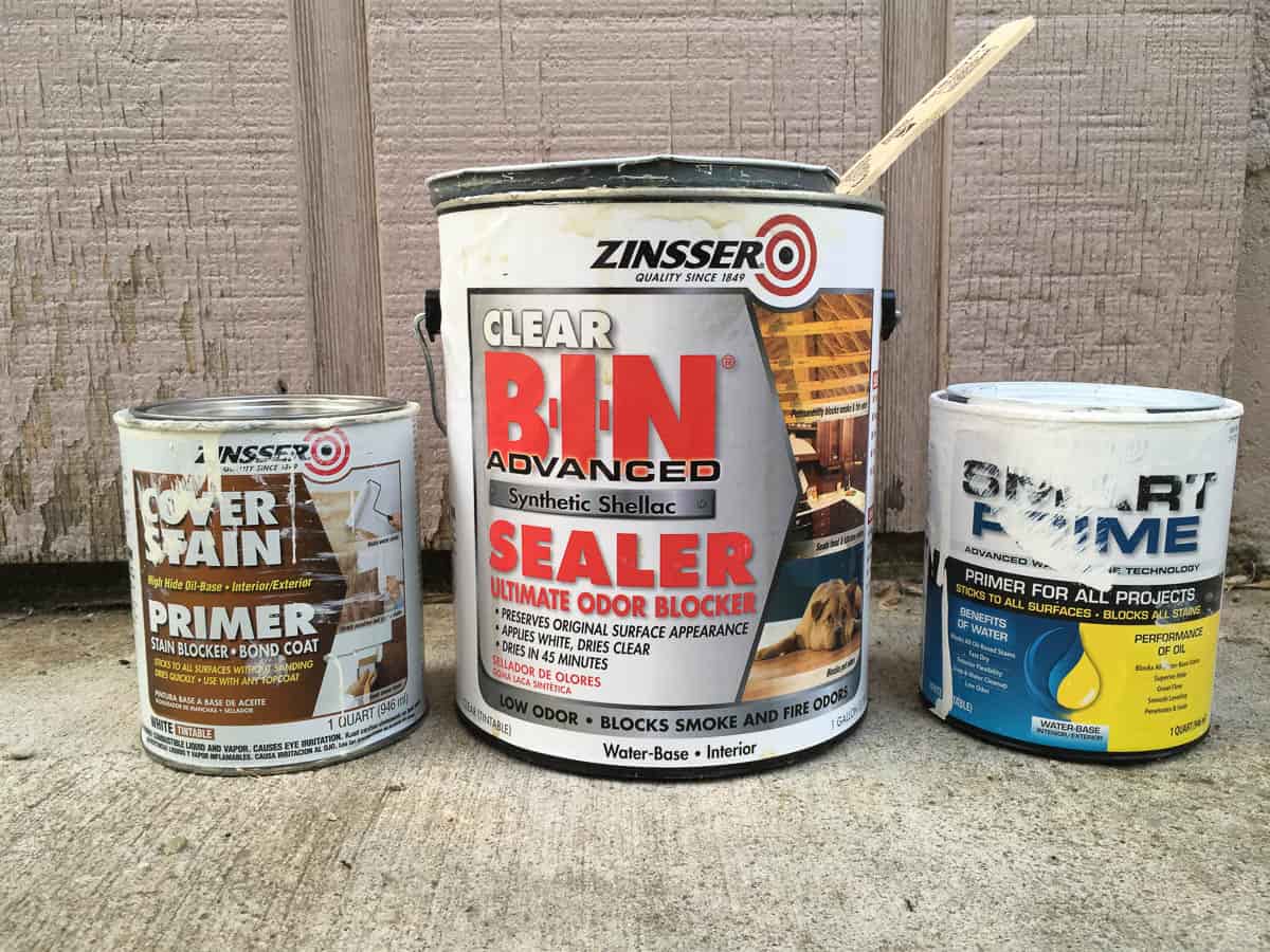 These primers are the best for painting furniture when you need to cover up stains, odors, or wood bleed through.