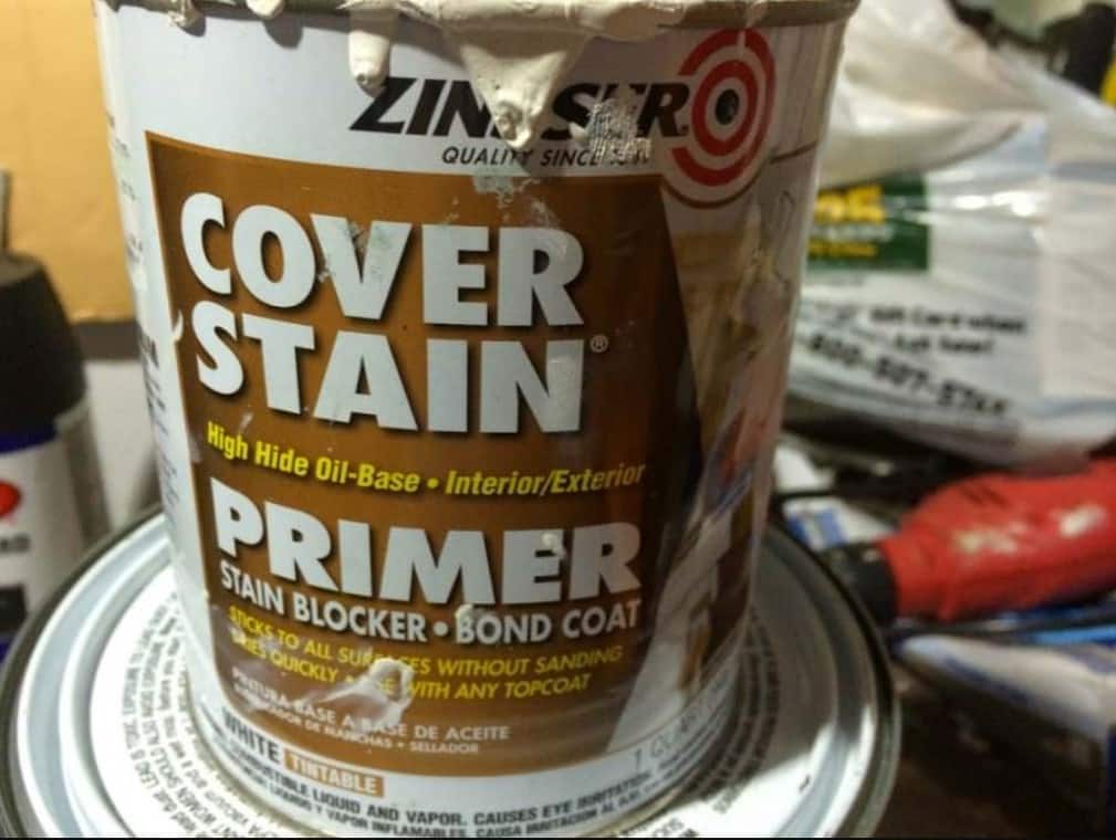 cover stain oil based primer for use on furniture