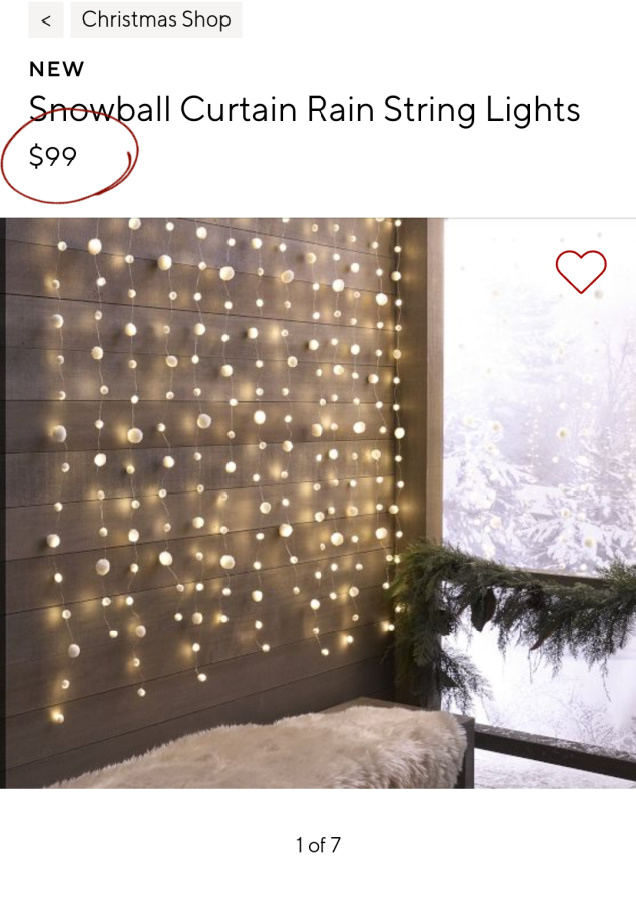 inspiration for snowball light curtain DIY