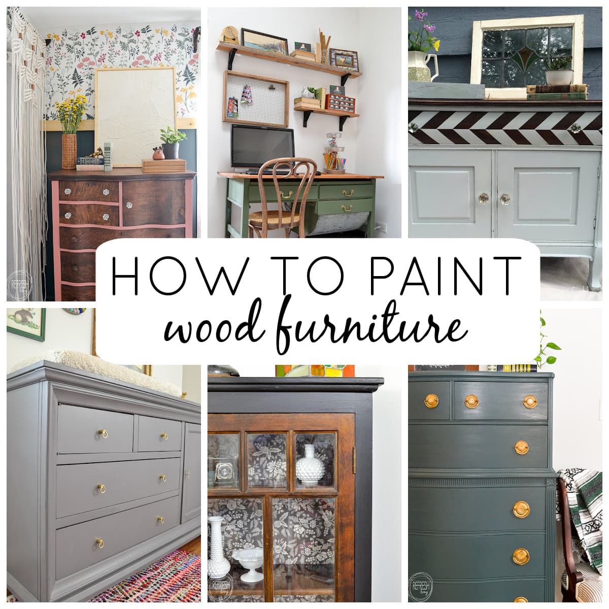 5 Tips for Using Wax on Chalk Paint {Video Series}