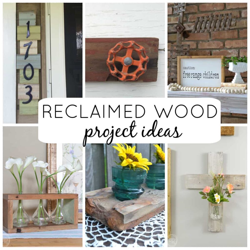 16 reclaimed wood projects to use up scrap wood or old weathered wood for home decor