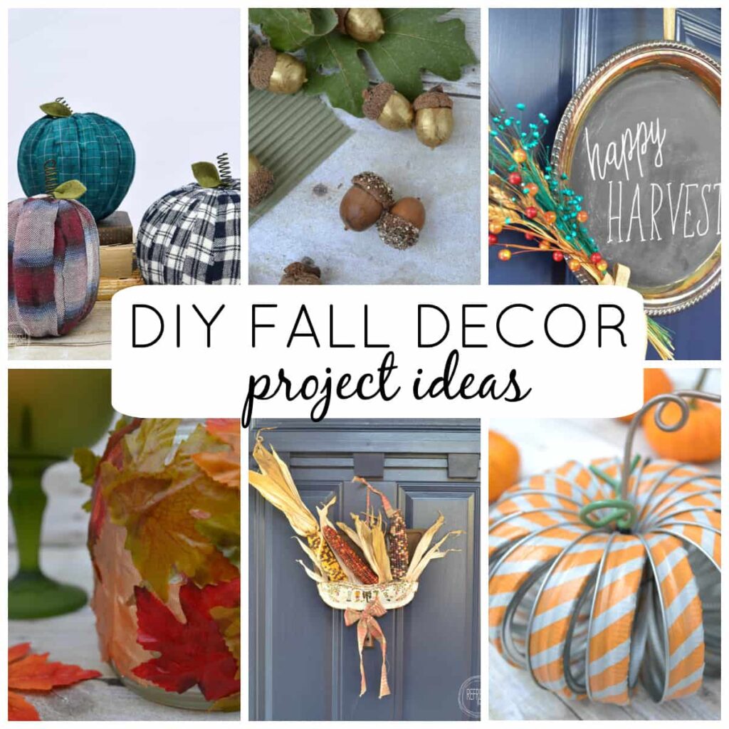 13 ideas for DIY fall decor projects to reuse and upcycle instead of buying new