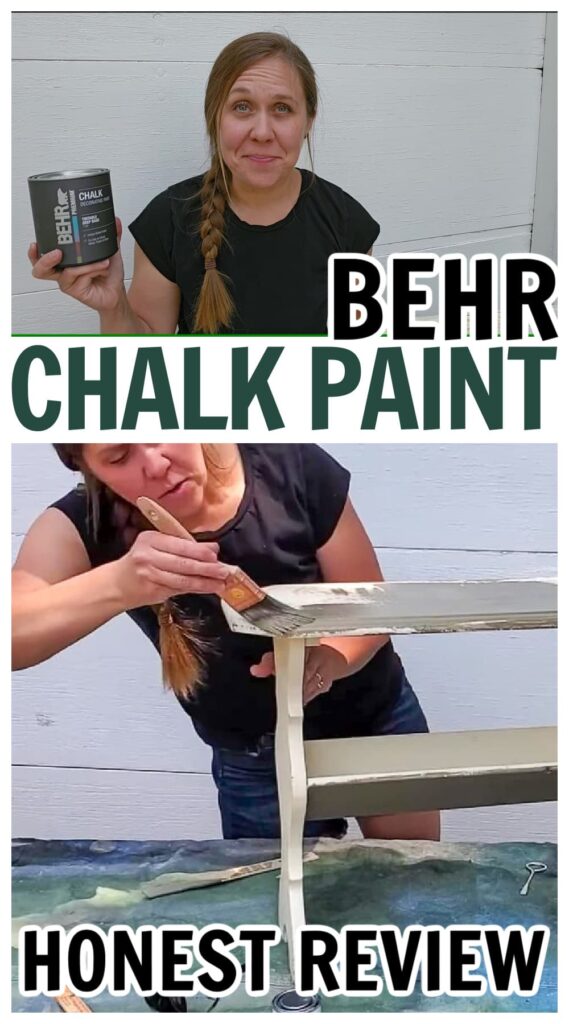 behr chalk paint review with comparison to annie sloan