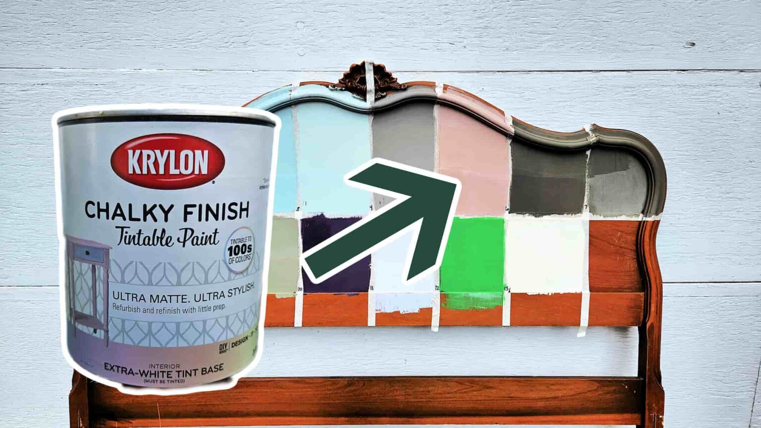 13 Best Chalk Paint Brands In 2023 I Tested Them ALL Refresh Living   Krylon Chalky Finish Paint Review In Side By Side Comparison 1 1536x865 