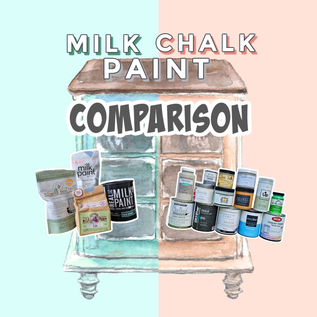 Milk Paint vs Chalk Paint vs Latex (Tested and Reviewed, 2023)