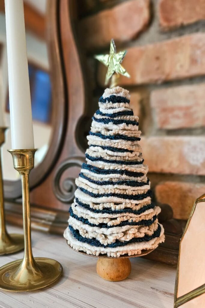 DIY sweater trees for Christmas