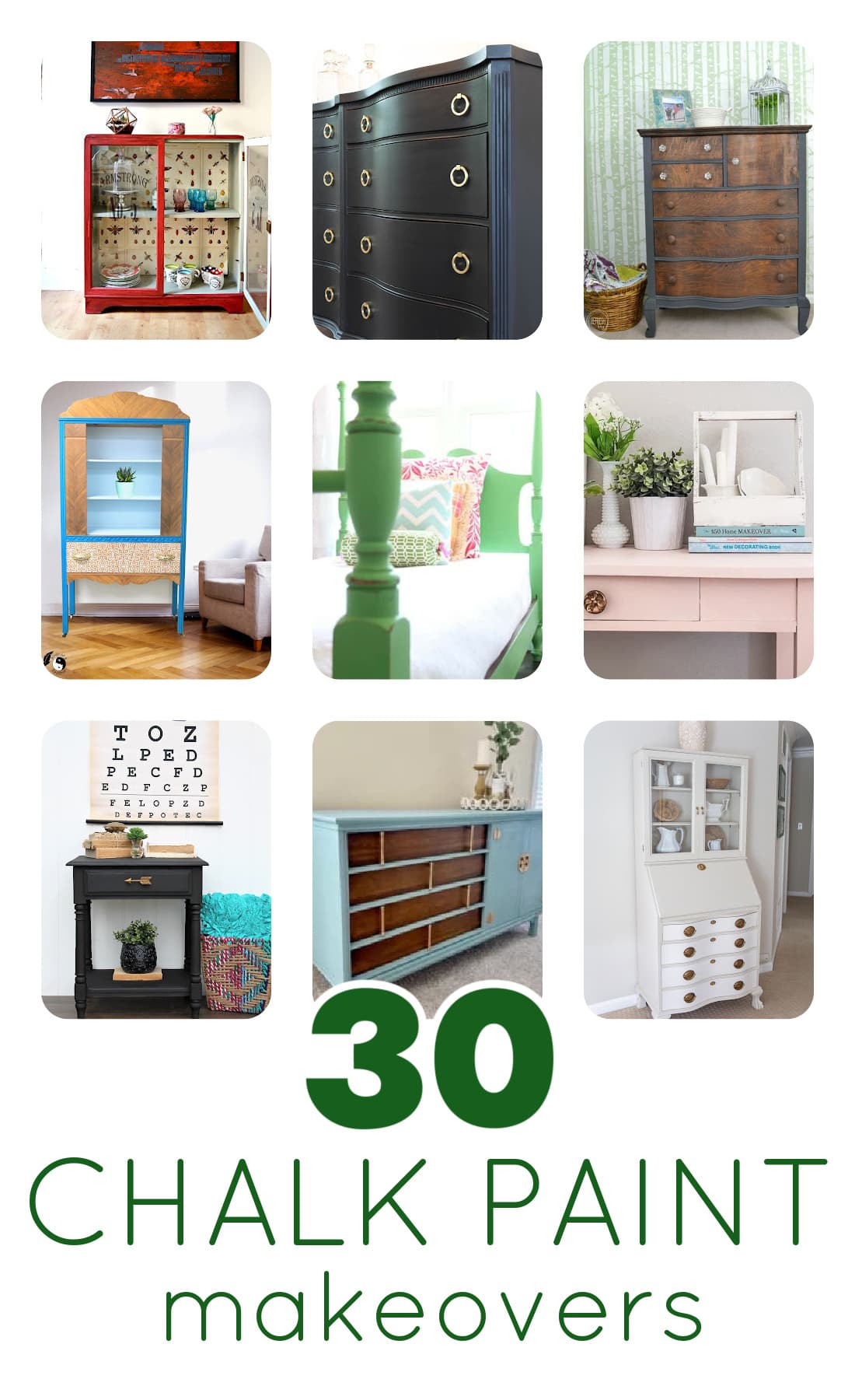 Get Inspired 30 Unique DIY Chalk Painted Furniture Ideas to Try