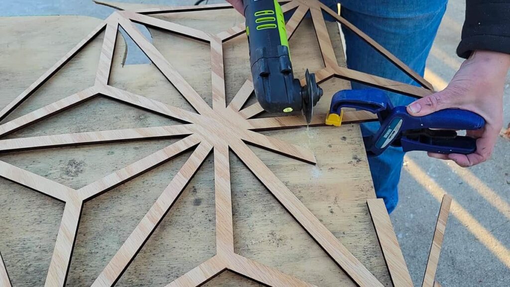 how to install wood fretwork panels